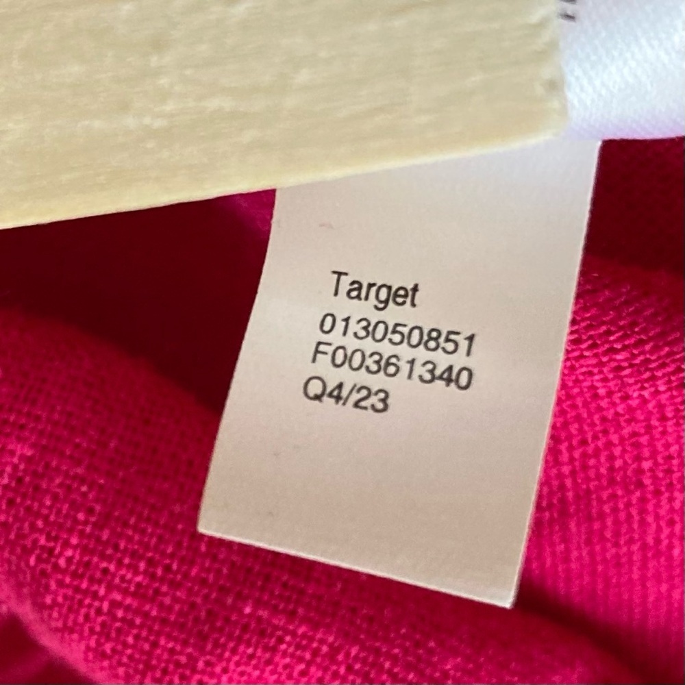 NWT Universal Thread Bright Pink Button Down Skirt w/Paper Bag Drawstring Waist - Picture 7 of 9